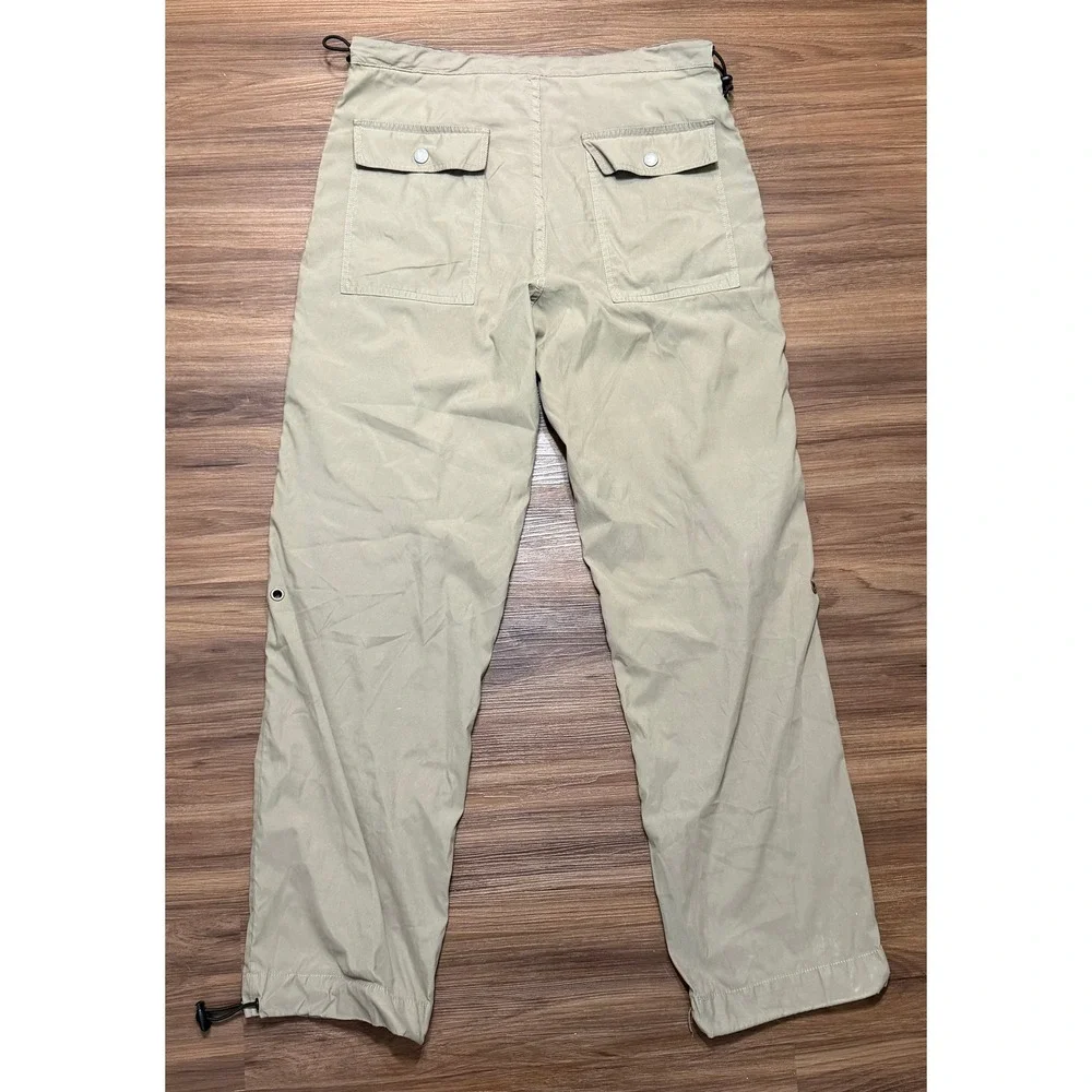VTG Levis SilverTab Mens Data Khaki Cargo Pants Tan Techwear Bungee Sz M x 34